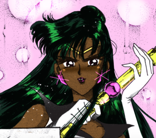 destinytomoon - More sailor pluto edits! this time I color manga...