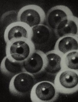 nemfrog:  Superimposed glass eyeballs from Han Richter’s Film Study, 1926.  An introduction to the American underground film. 1967.