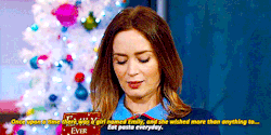 aibaaina:  Emily Blunt playing &ldquo;Emily Ever After&rdquo; (x) 