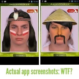 We’ve got a good one today. The images above are actual screenshots from an app on Google Play