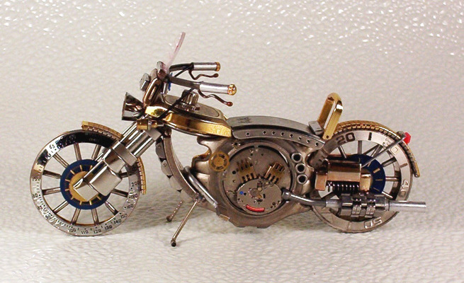 steam-on-steampunk:  motorcycle from watches dkart71~Steampunk Love •❀• by