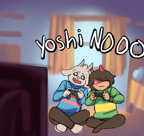 fuzzydeergirlart:i love how toby saw everyone assuming that Asriel would make Kris use the knock off