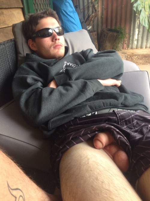 lallan12: passedout-drunk: Drunk totally relaxed so I just eases briefs up a little too we find his 