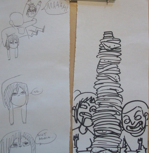 memosfromlevi:  lychgate:  and then the best for last    we had a very UNbusy day today at work so many doodles were had  I am legit crying right now.  