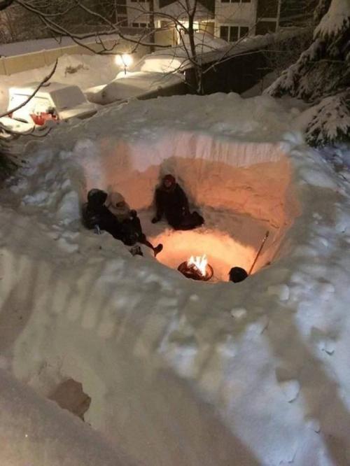 climateadaptation:“Bostonians have accepted their fate as Canadians.”Sweet firepit tho.