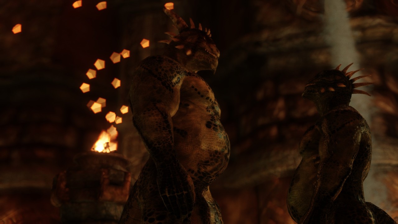 ad-games:  A Commission by   InsaneStar   for a pictures serie of a father Argonian