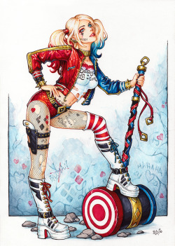 sexysexyart:    Harley Quinn by Candra 