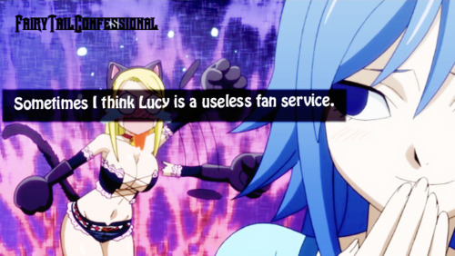 Only Fairy Tail on X: People who say Lucy is useless have either