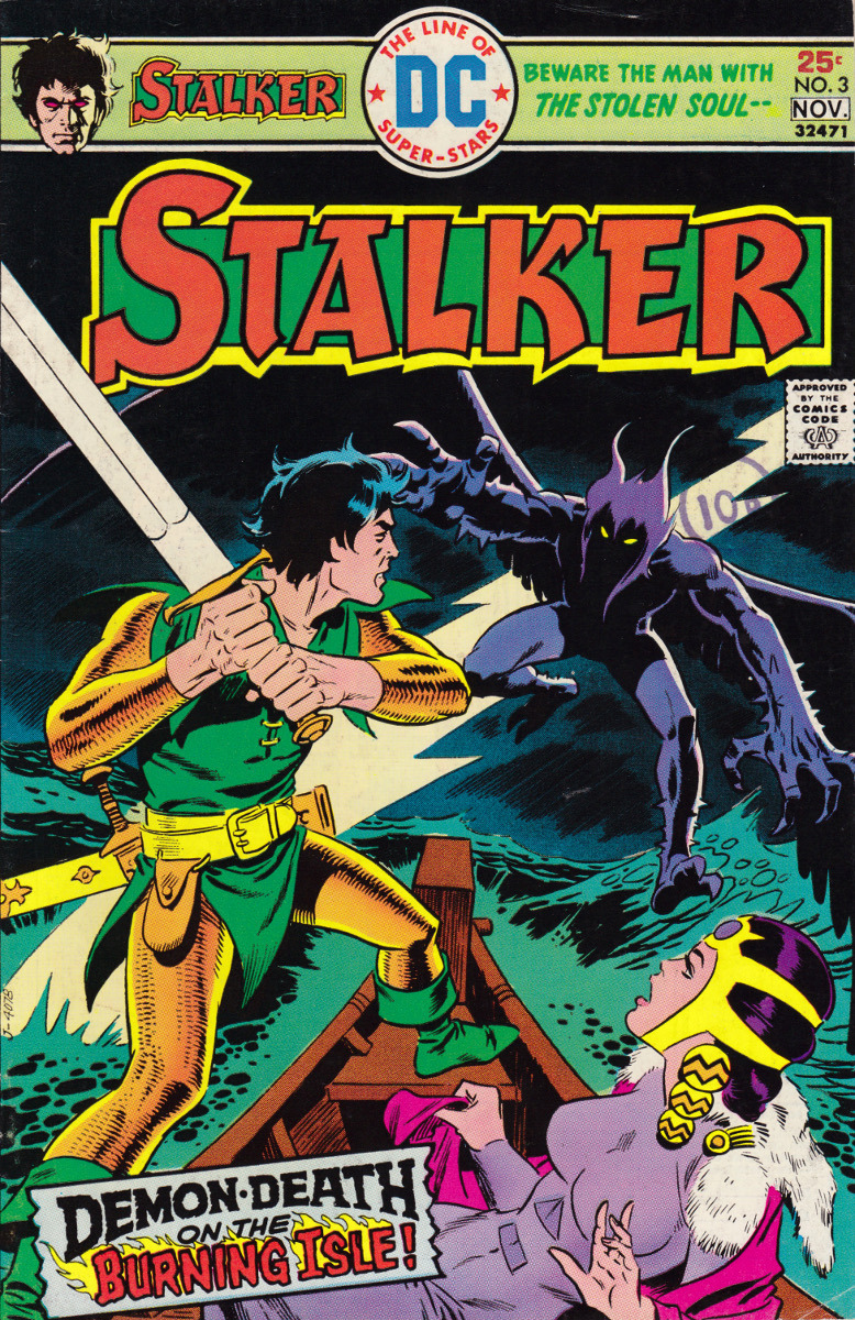 Stalker No. 3 (DC Comics, 1975). Cover art by Steve Ditko &amp; Wally Wood.From