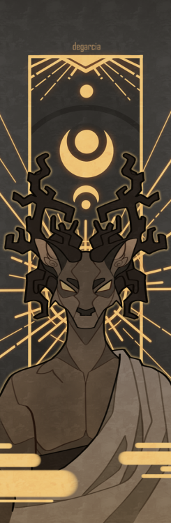 >> these are for the same project as my previous post - Hircine bookmark, and Meridia ‘n