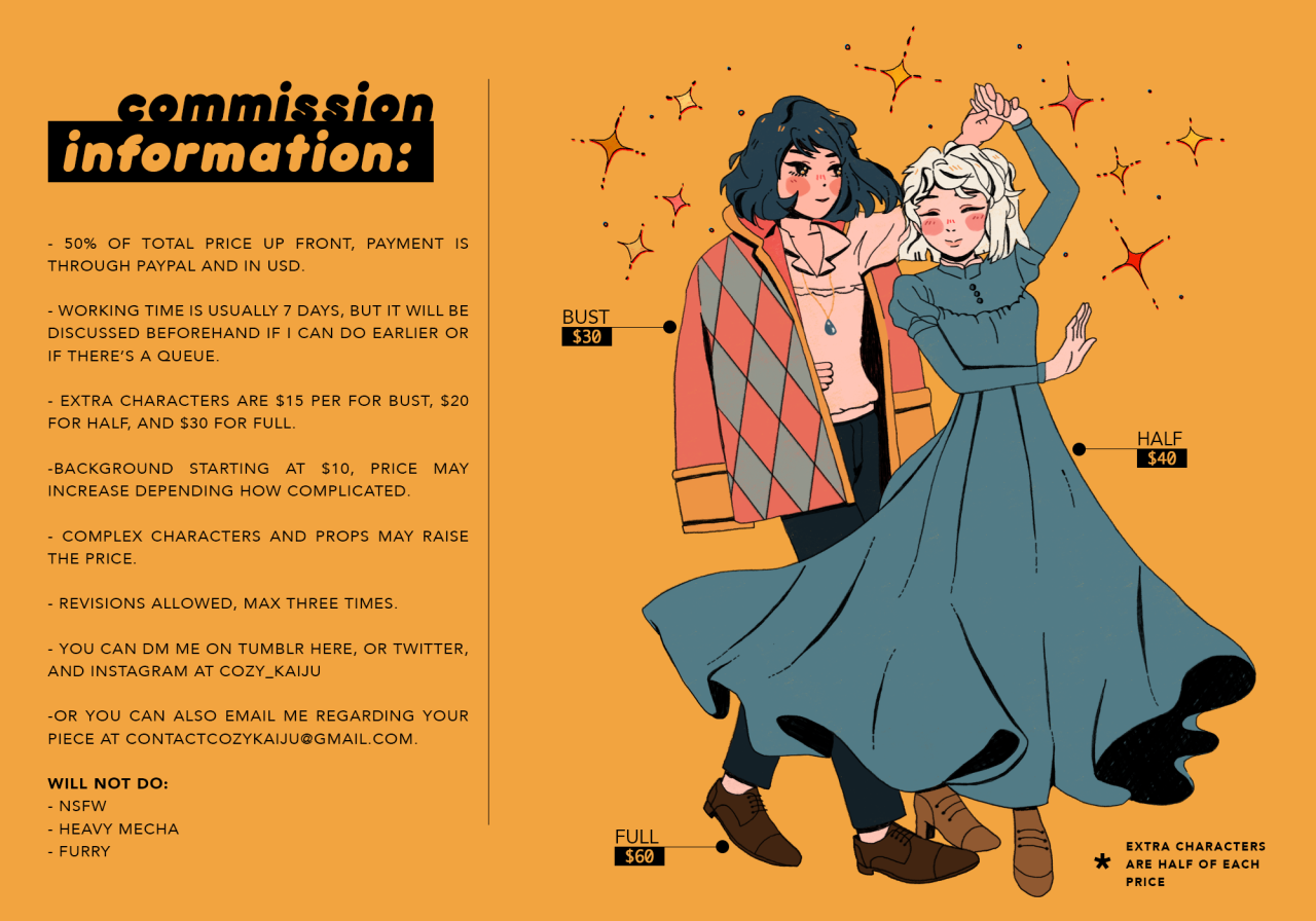 my commission info! ✍🏻 ya girl  struggling. so anything would help! 🤍 you can view more of my stuff here. if you have 