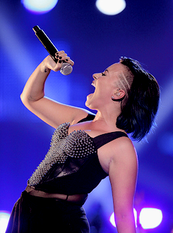 burrowjoe:  Demi Lovato performs at VEVO’s first annual VEVO Certified SuperFanFest at The Barker Hangar in Santa Monica, California on October 8, 2014. 