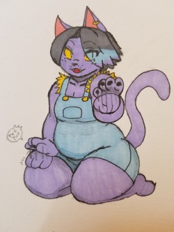 gibbleking: Catty now in color
