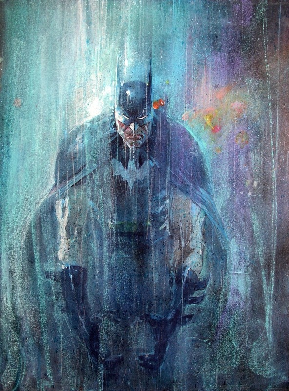 lospaziobianco:  1) Batman by Dave Rapoza on Tumblr 2) Batman by Simone Bianchi 3)