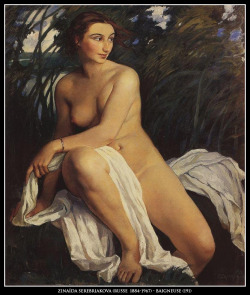 adhemarpo:  Zinaïda Serebriakova (Russe, 1884-1967) - Baigneuse (1911)