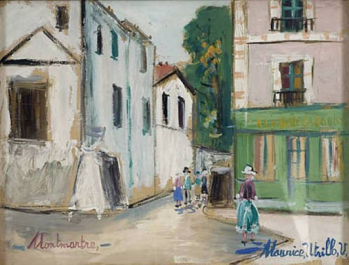 &ldquo;Belle Gabrielle&rdquo;, Maurice Utrillo