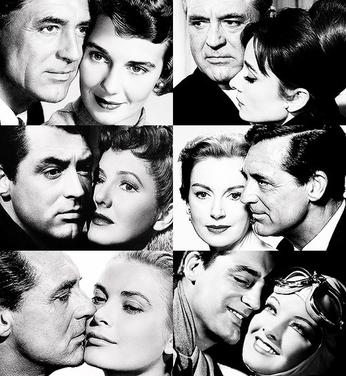 Cary Grant and some of his leading ladies