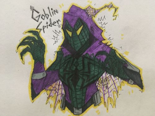 A Doodle I Did Inspired By @bloodonmysqueegee 's AU Where Norman Gets Bit By The Spider Instead Of Peter!