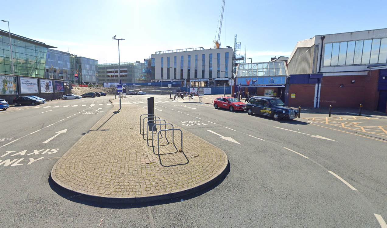 View from Blackpool North train station from the... - Blackpool History