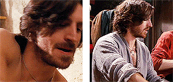 riverfeather-6002:   Sir Gwaine + Hair Moments  Requested by twoheartsonerose 