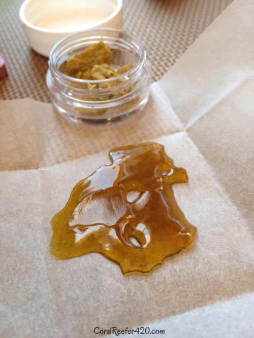 coralreefer420:  Romulan crumble from Berkeley Patients Group and Monster OG from iMedz. 