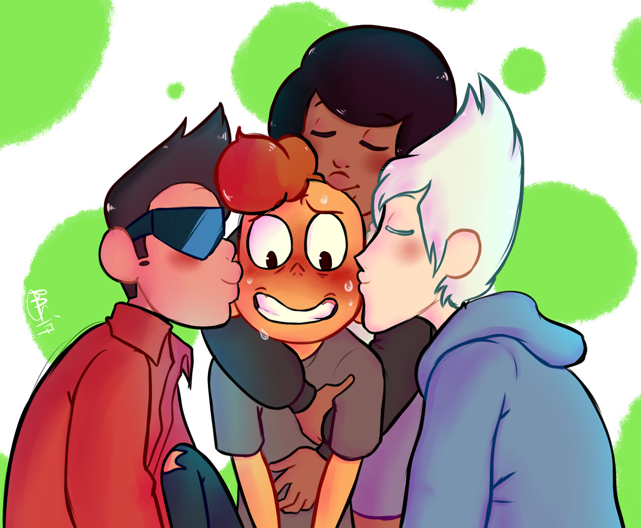 jankybones: Poly cool kids + Lars me boy needs more love 