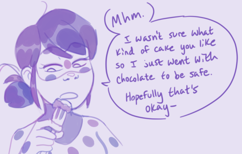 buggachat: Part 101 of my bakery “enemies” au!First / Prev / Next / All