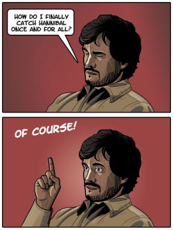 vampirefreakism:  dorkly:  The Only Possible Endgame for ‘Hannibal’  ha! 