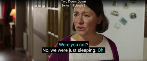 fyeahsharonrooney: i-dream-of-emus:  Sophie (Sharon Rooney) is in trouble with her mum for having a 