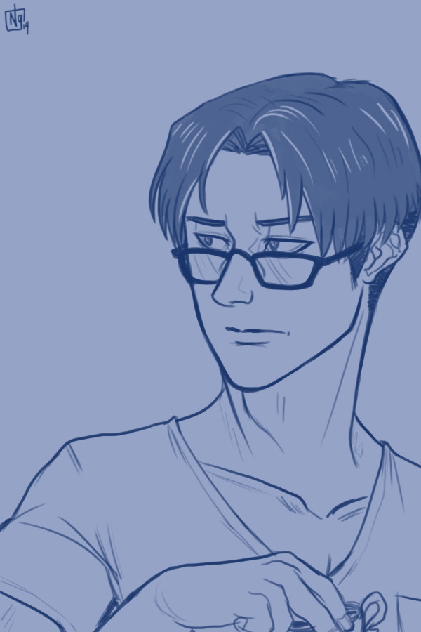 xan-drei:a megane levi to match erwin. now with 1000000% more judging you. 
