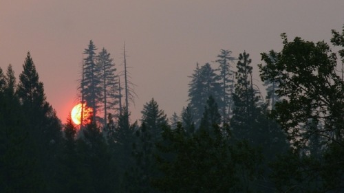 expressions-of-nature:California wildfires, sunset & sunrise by Gary Robertson