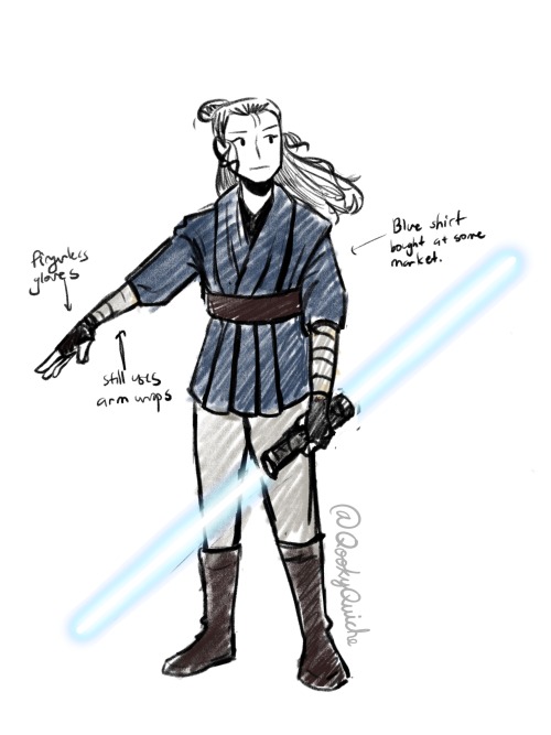 #SWDivergeAUSome more passes on Rey’s post-TROS outfit for my Diverge AU, which, after almost two ye