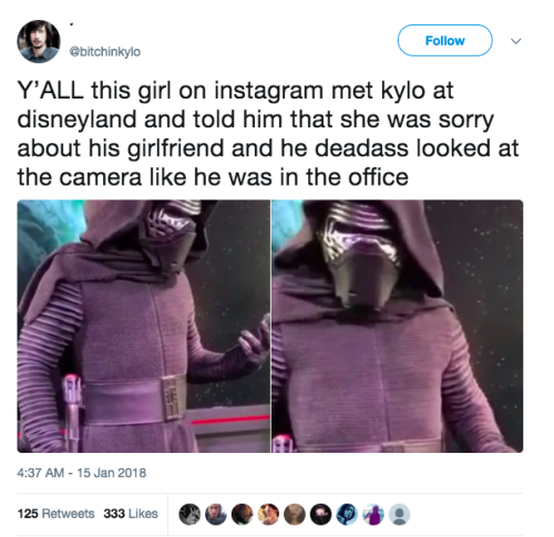 rizasun: kylorenema:i’m screaming Here’s the video lol A post shared by ben+bri (@kyloxv