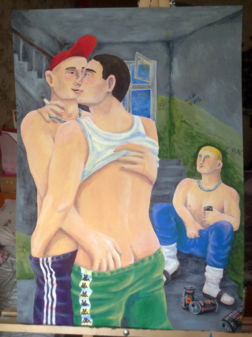 hagra:  Vasya’s friends :)   50x70 cm   