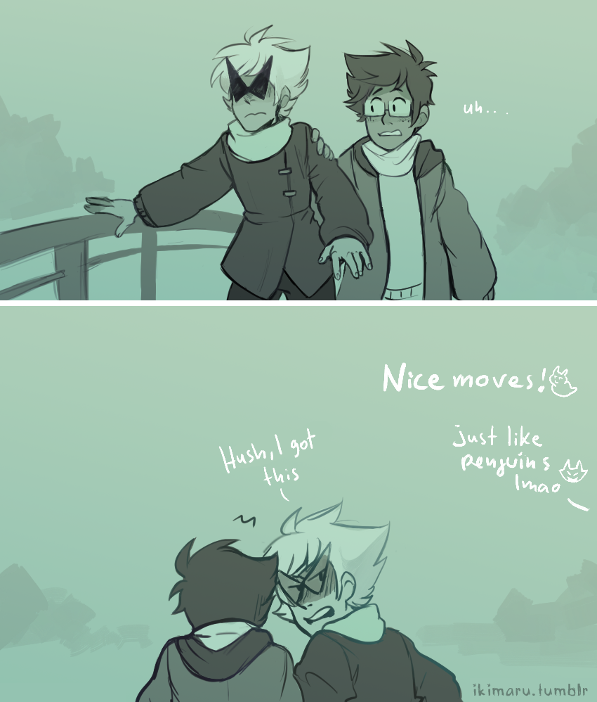 there was an old ask about Dirk teaching Jake to ice skate but tbh I don’t think