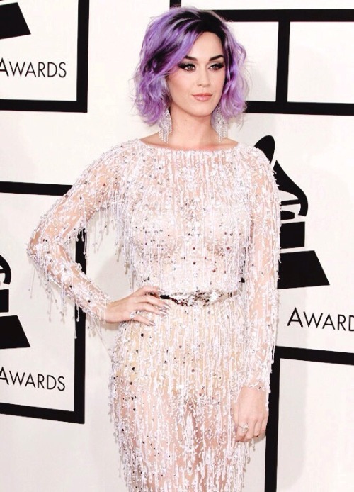 Katy Perry at The 57th Annual GRAMMY Awards at the STAPLES Center on February 8, 2015 in Los Angeles
