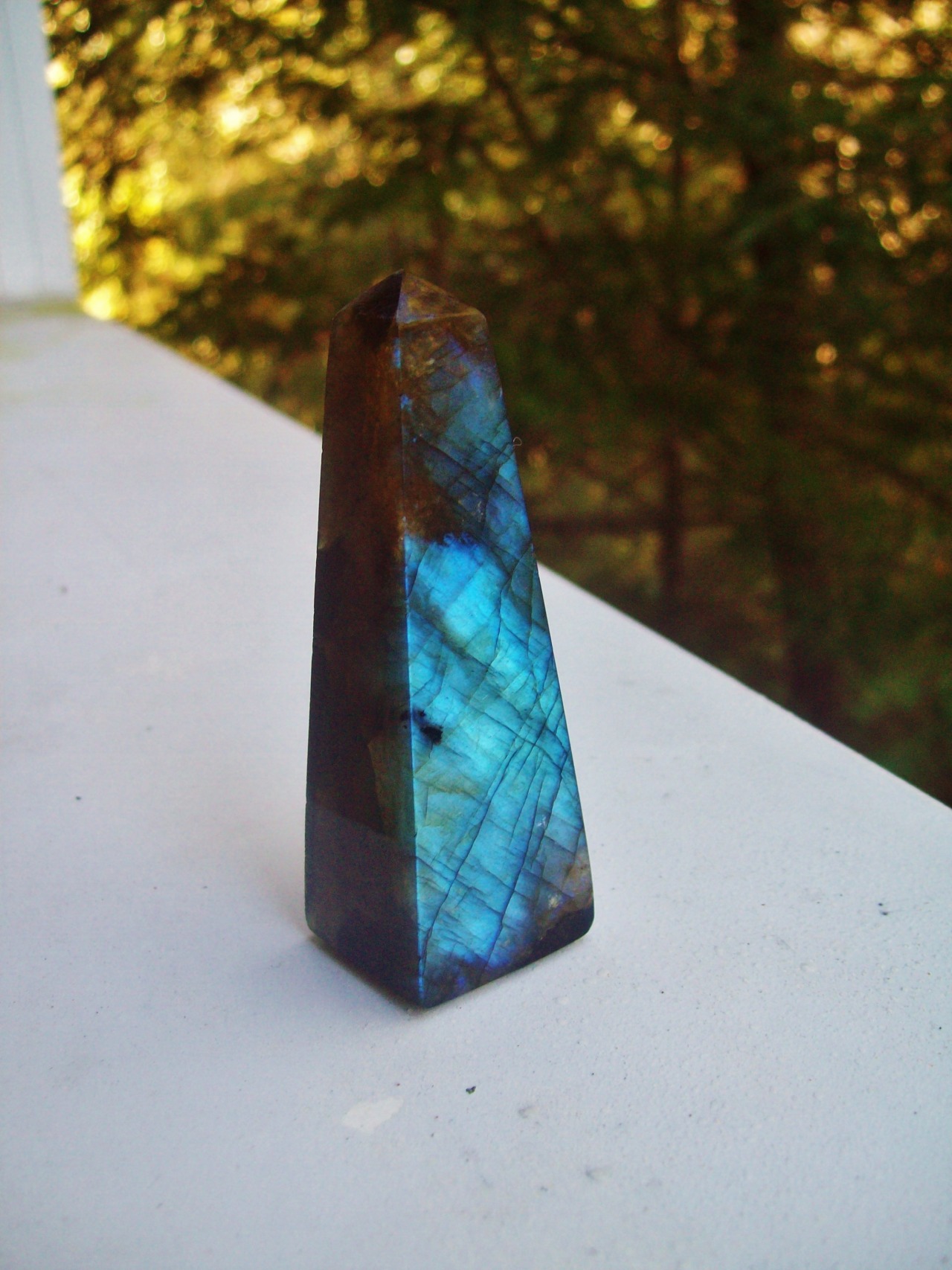 the-constant-flow:  i just had to show off my new buy. this labradorite tower was