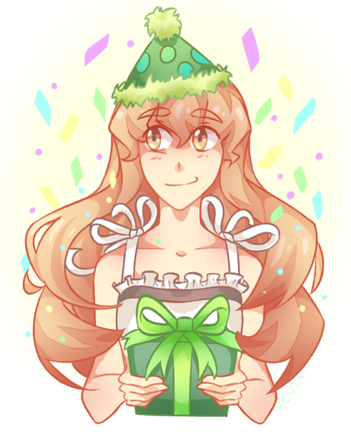 menta-art:happy birthday pidge !!!!