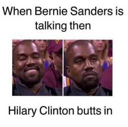 thingstolovefor:    Tonight’s democratic debate in a nutshell. #Love it! 