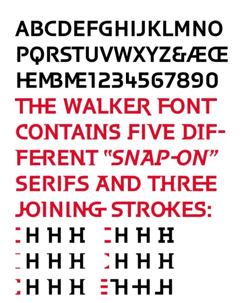 - Brutalist inspired typefaces -