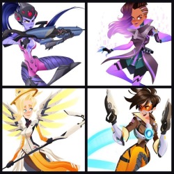 Here are the Four Overwatch Ladies that are