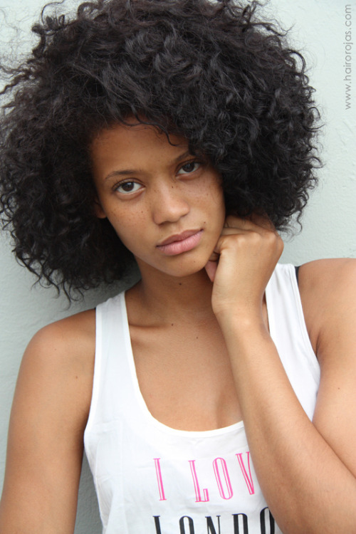 Beautiful afro hairstyle