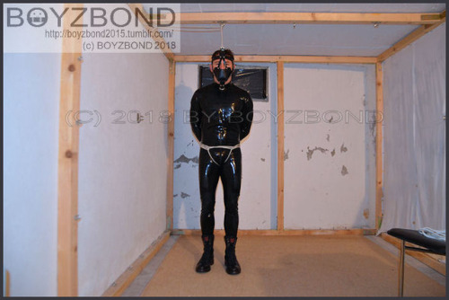 boyzbond2015: BOUND AND GAGGED IN TIGHT RUBBER adult photos