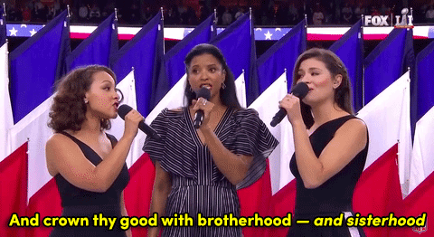 micdotcom:  The ‘Hamilton’ Schuyler Sisters  add “sisterhood” to  &quot;America
