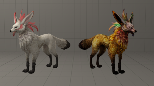 I’m still working on it, but… i learned to create skins for the models, yay~~~~I had a lot of troubles trying to create transparencies for the “fur”. It seems SFM does something funny with certain MMD models like this one: If i set translucent