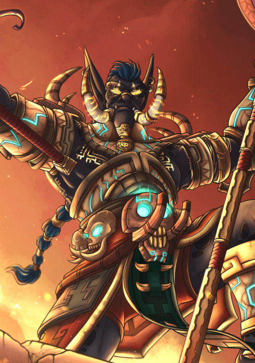 The last commission i finished is this one :DA Zandalari Warbringer!If you want to see more Art you 