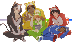 chishionrnr:TEAM VOLTRON KIGURUMI PARTY