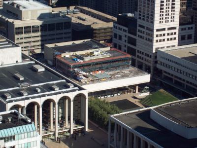 #TBT to when the Claire Tow Theater was under construction. It’s hard to believe that the home of LCT3 has been open for nearly 2 years already!