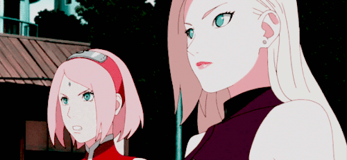 dailynaruto:Ino and Sakura
