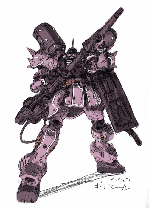 absolutelyapsalus:  Gundam of the Day!ヤクト・ドーガ by 人間プラモ [Personal1 & Personal2]